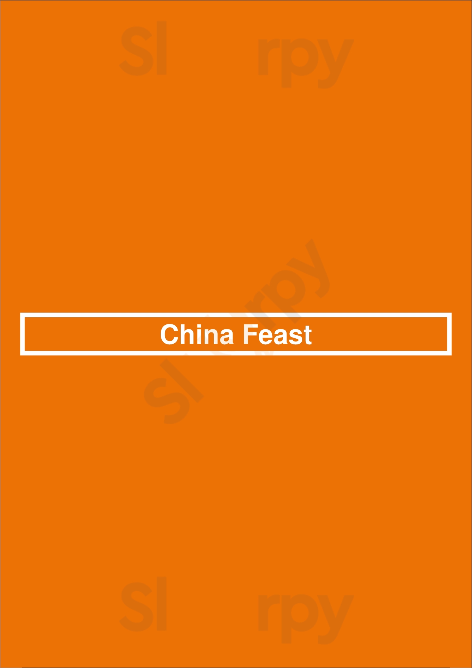 China Feast Kansas City Menu - 1