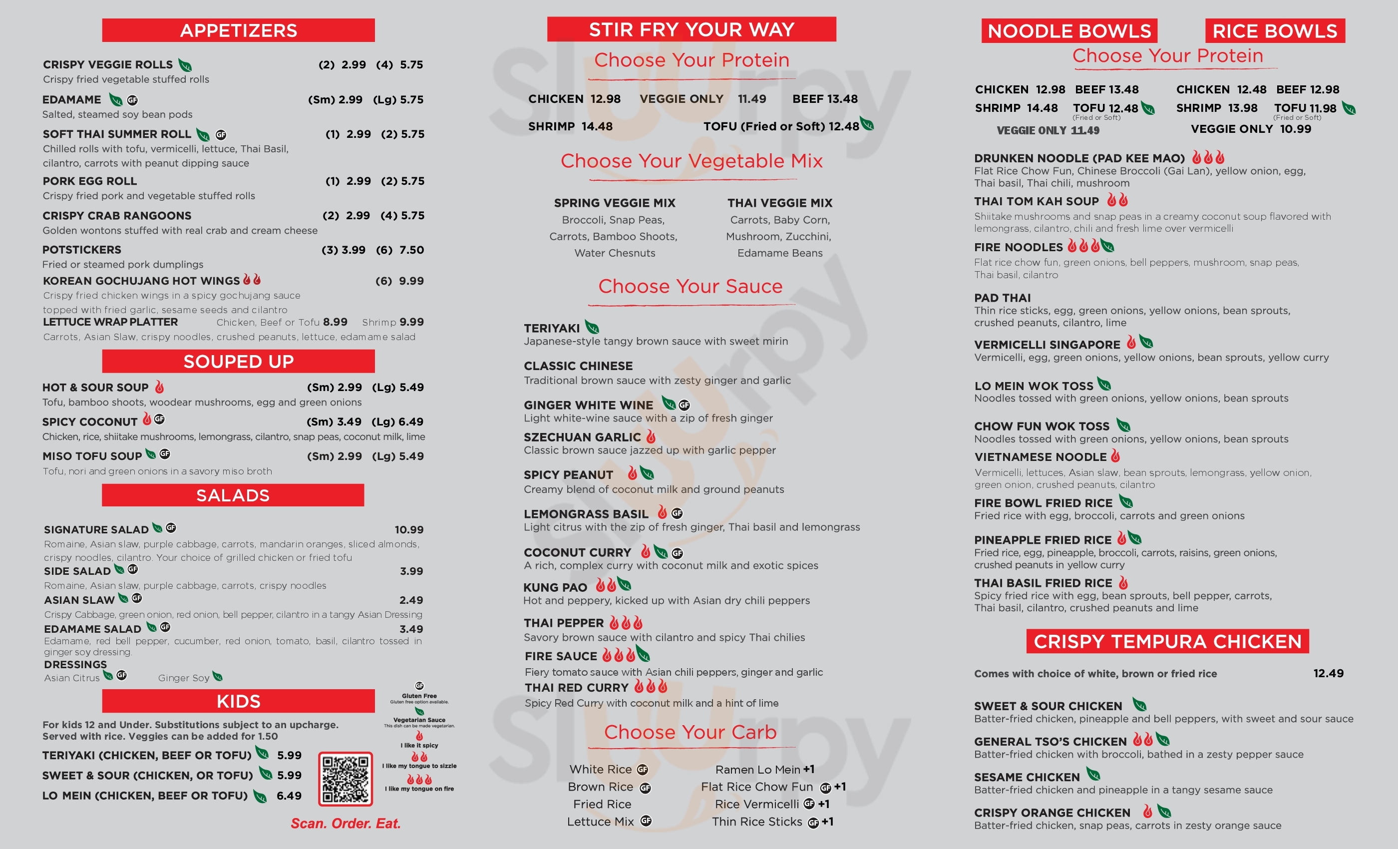 Main Menu - Fire Bowl Cafe