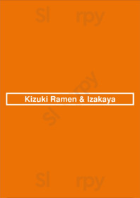 Kizuki Ramen & Izakaya menu
