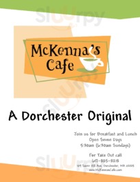 Mckenna's Cafe, Boston