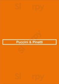 Puccini & Pinetti menu