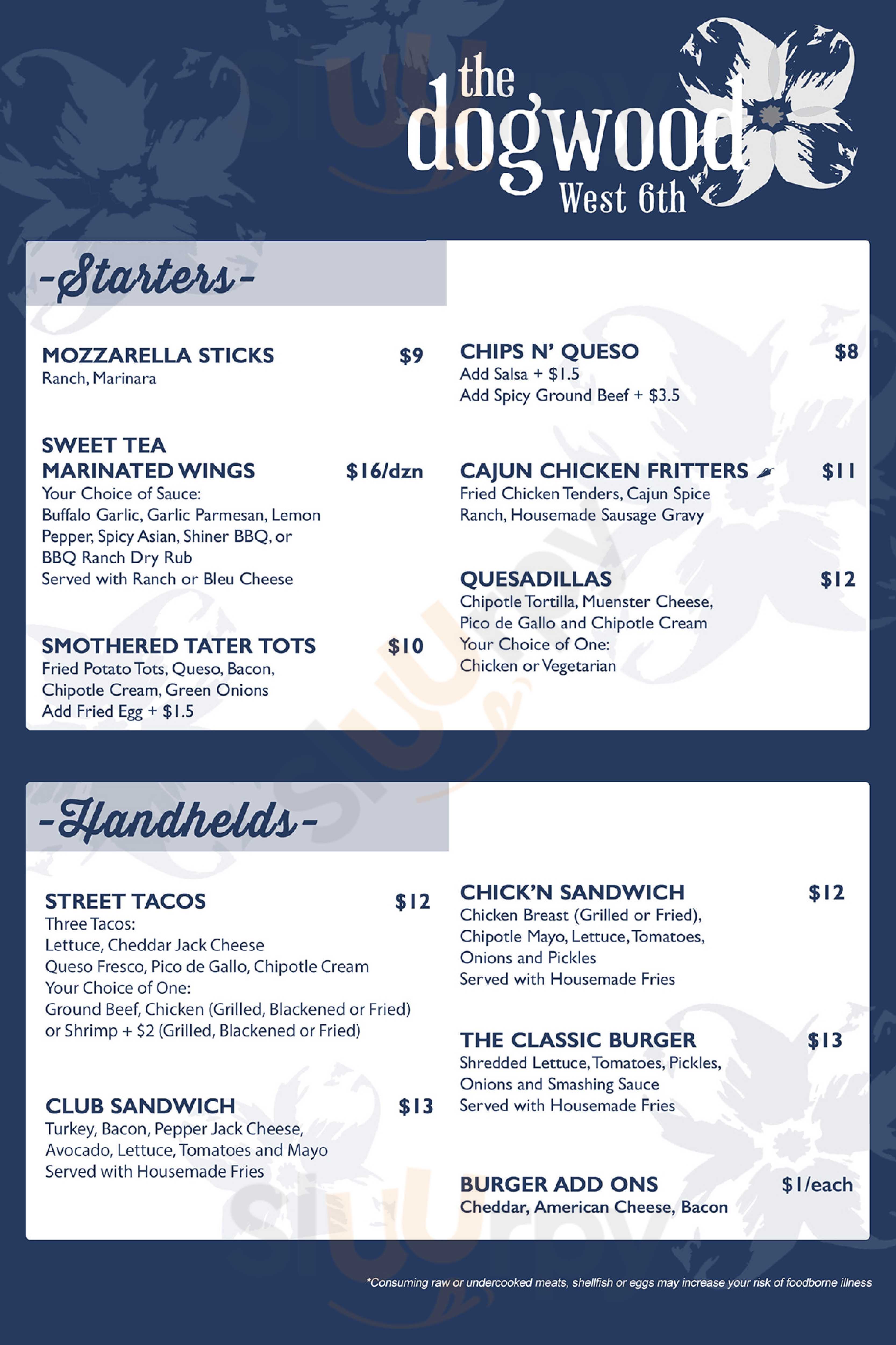 The Dogwood Austin Menu - 1