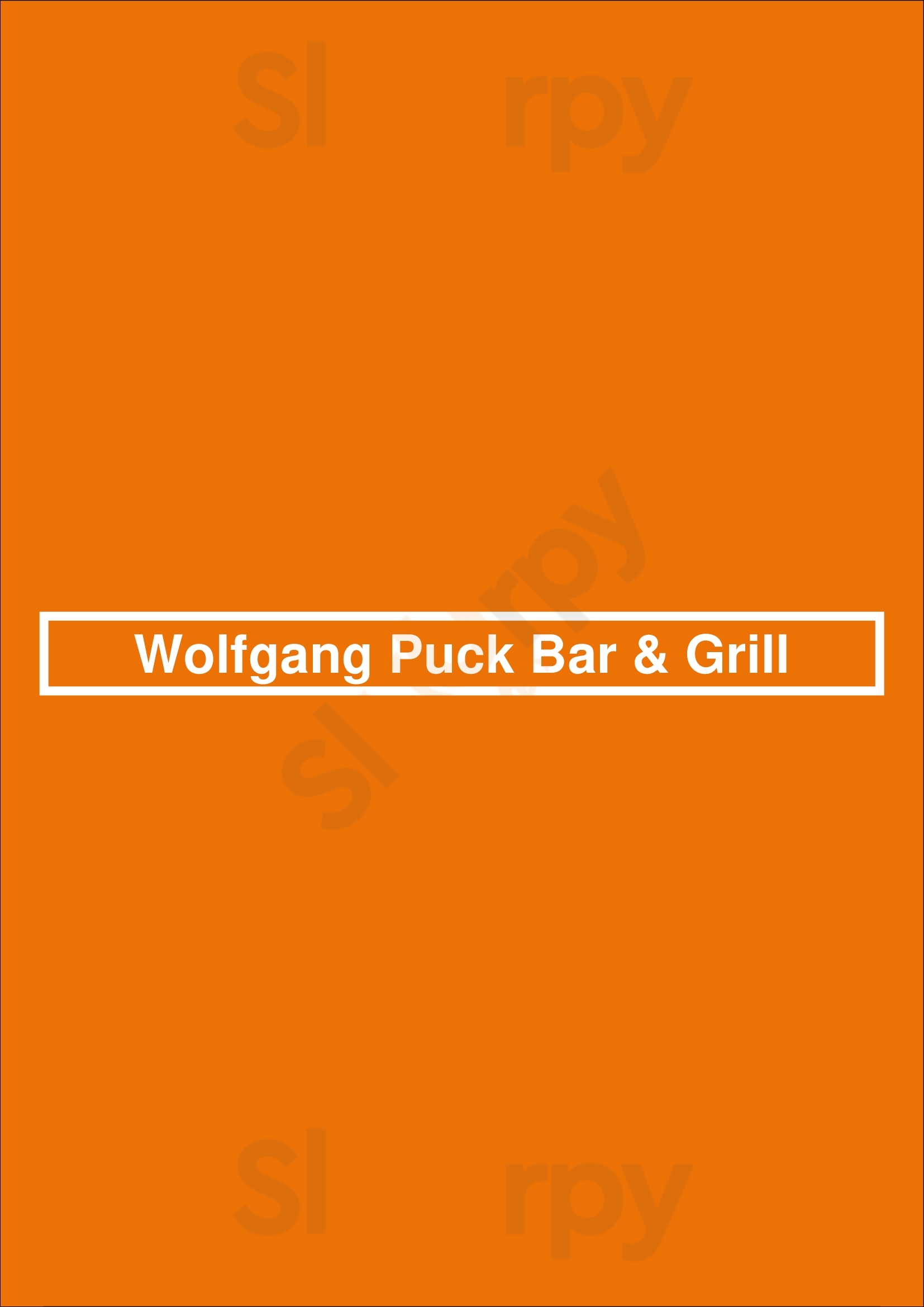 Wolfgang Puck Players Locker Las Vegas Menu - 1
