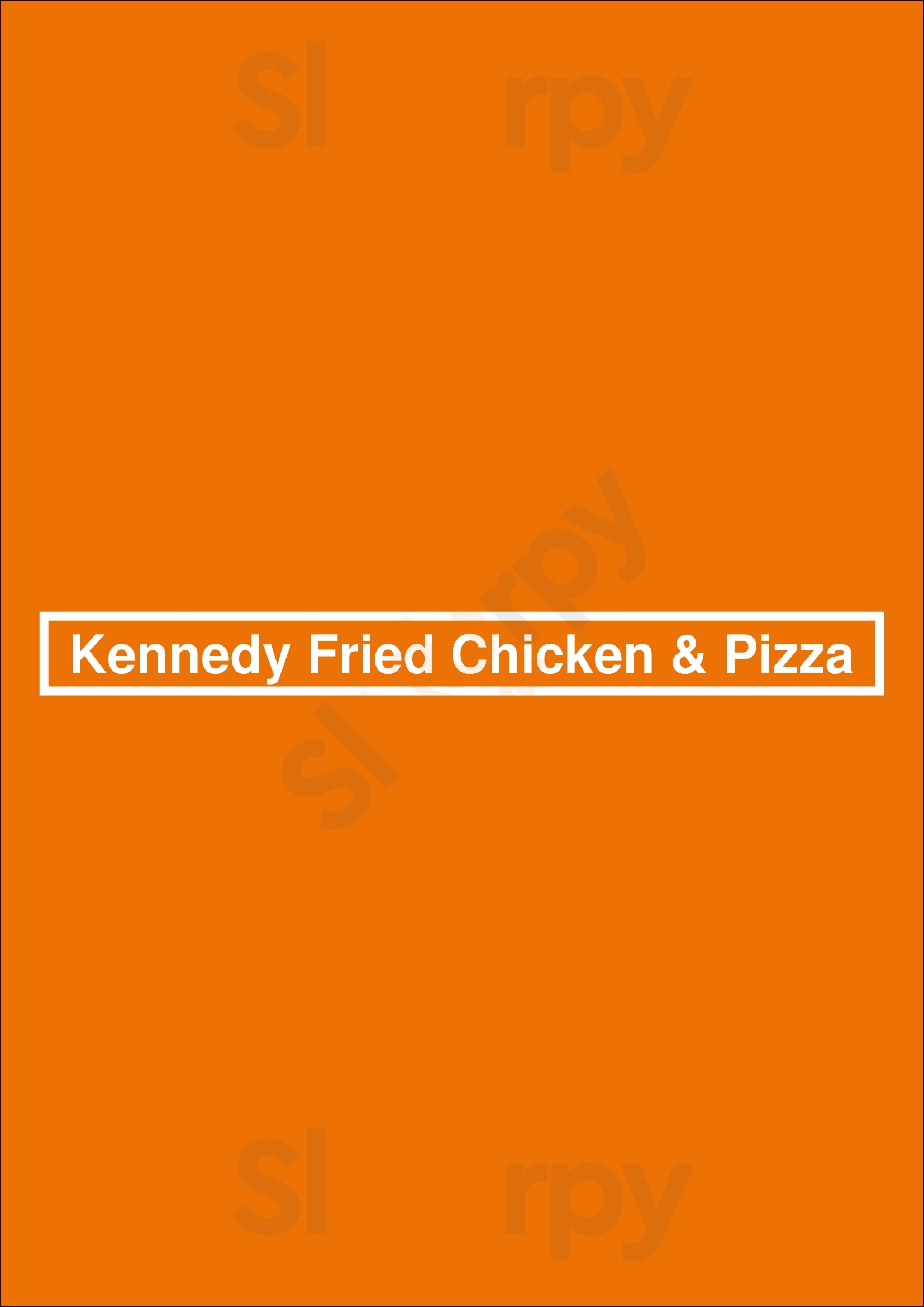 Kennedy Fried Chicken & Pizza Bronx Menu - 1