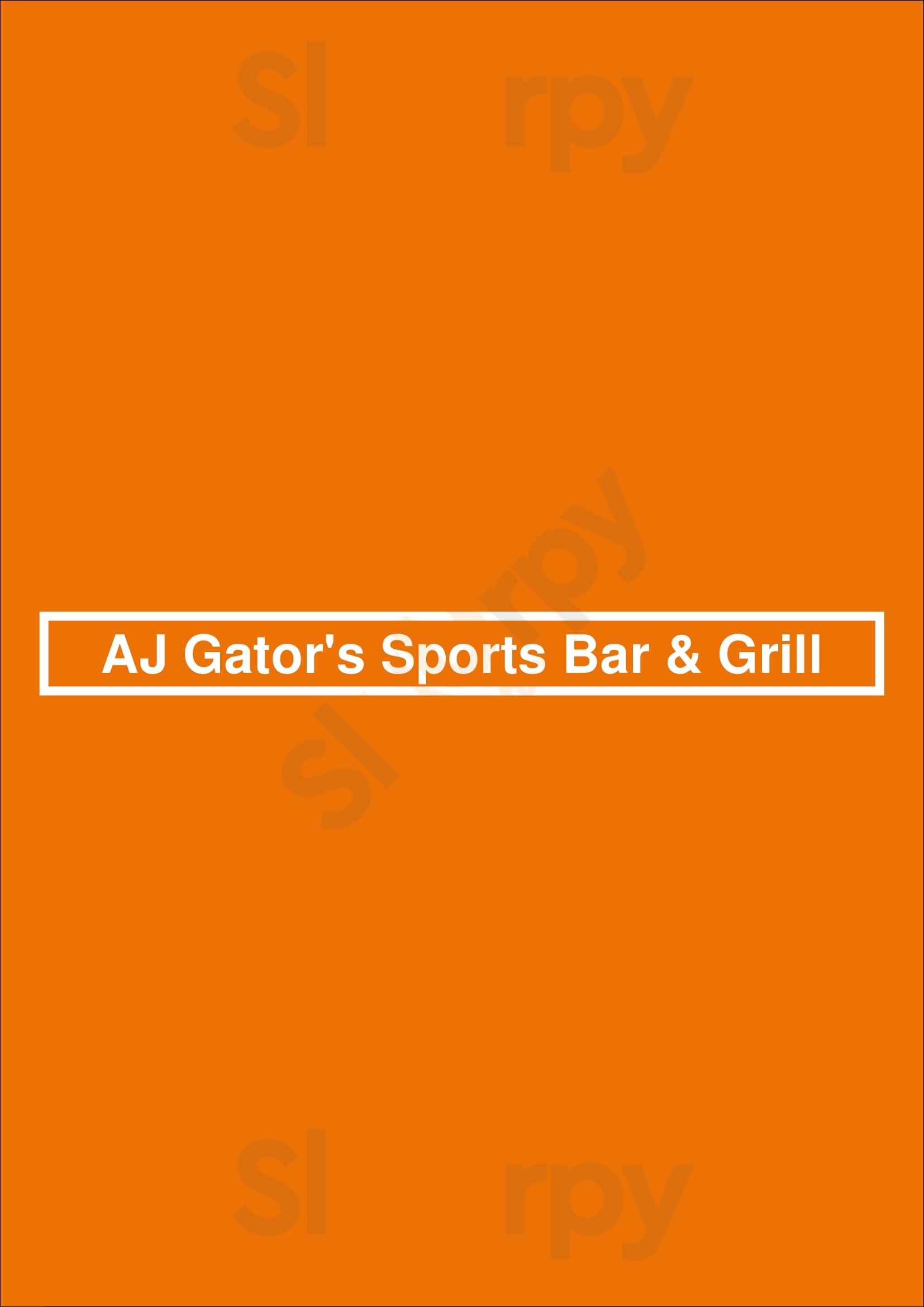 Aj Gator's Sports Bar & Grill Virginia Beach Menu - 1
