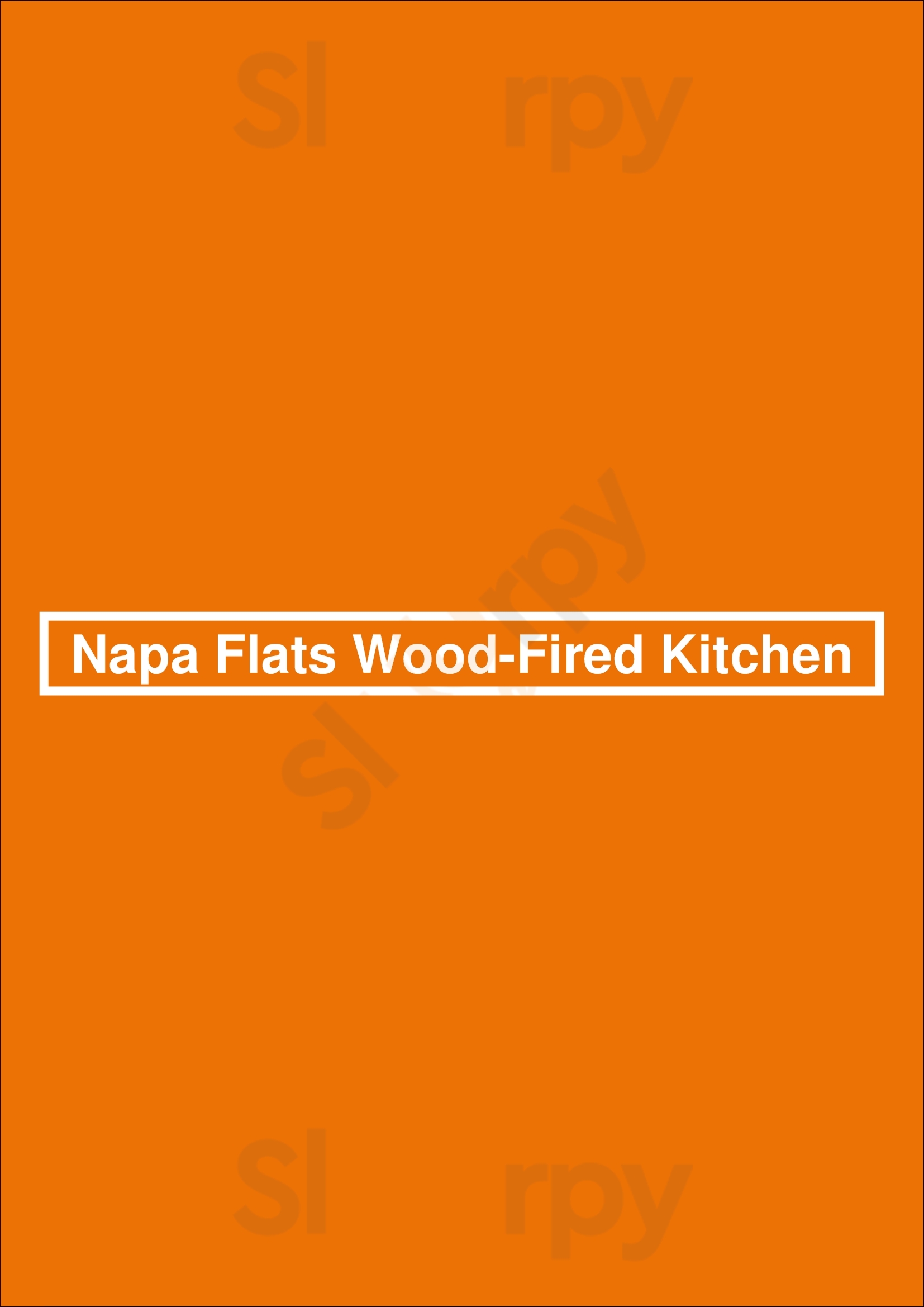Napa Flats Wood-fired Kitchen Tulsa Menu - 1