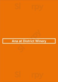 Ana At District Winery, Washington DC