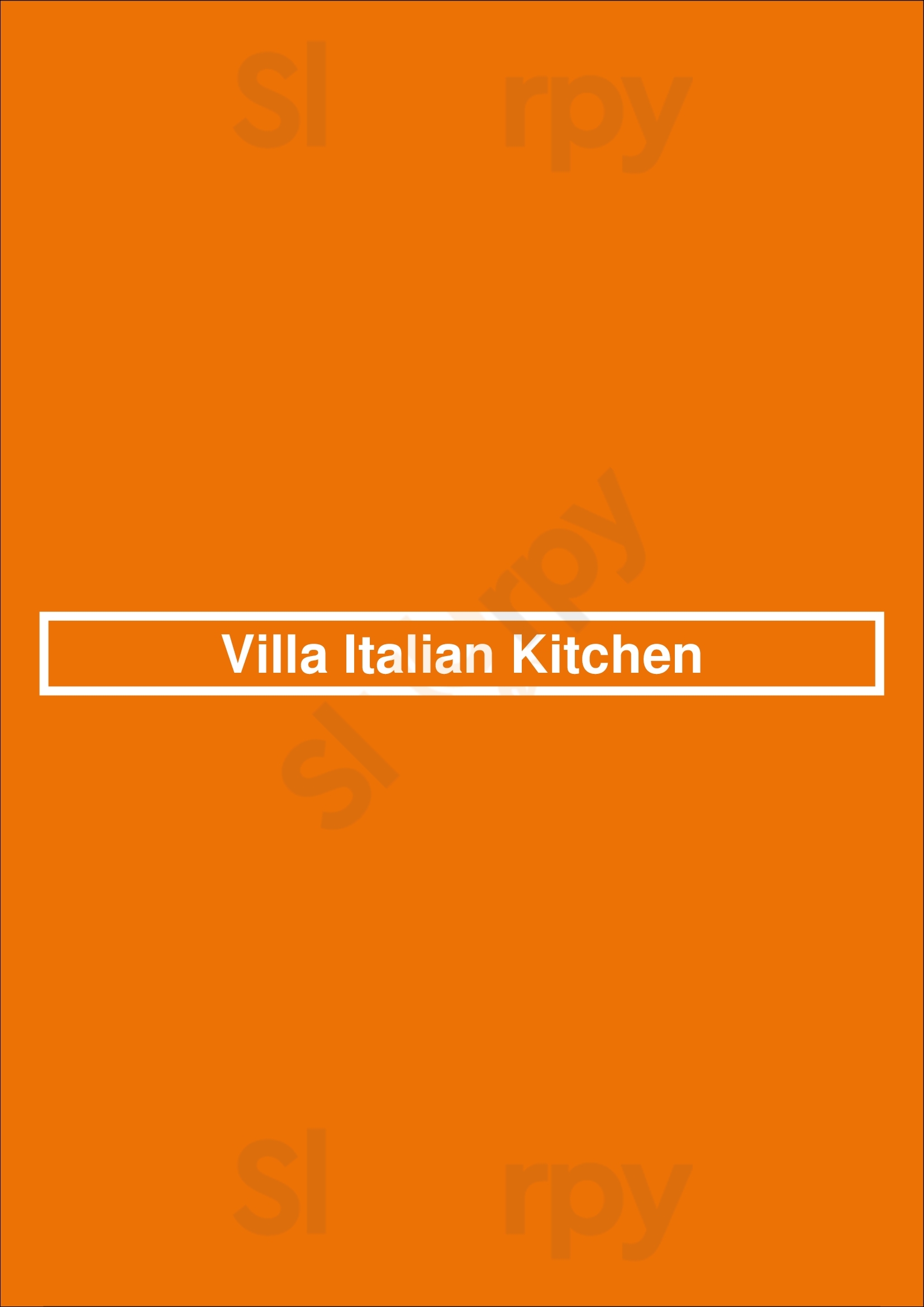 Villa Italian Kitchen Virginia Beach Menu - 1