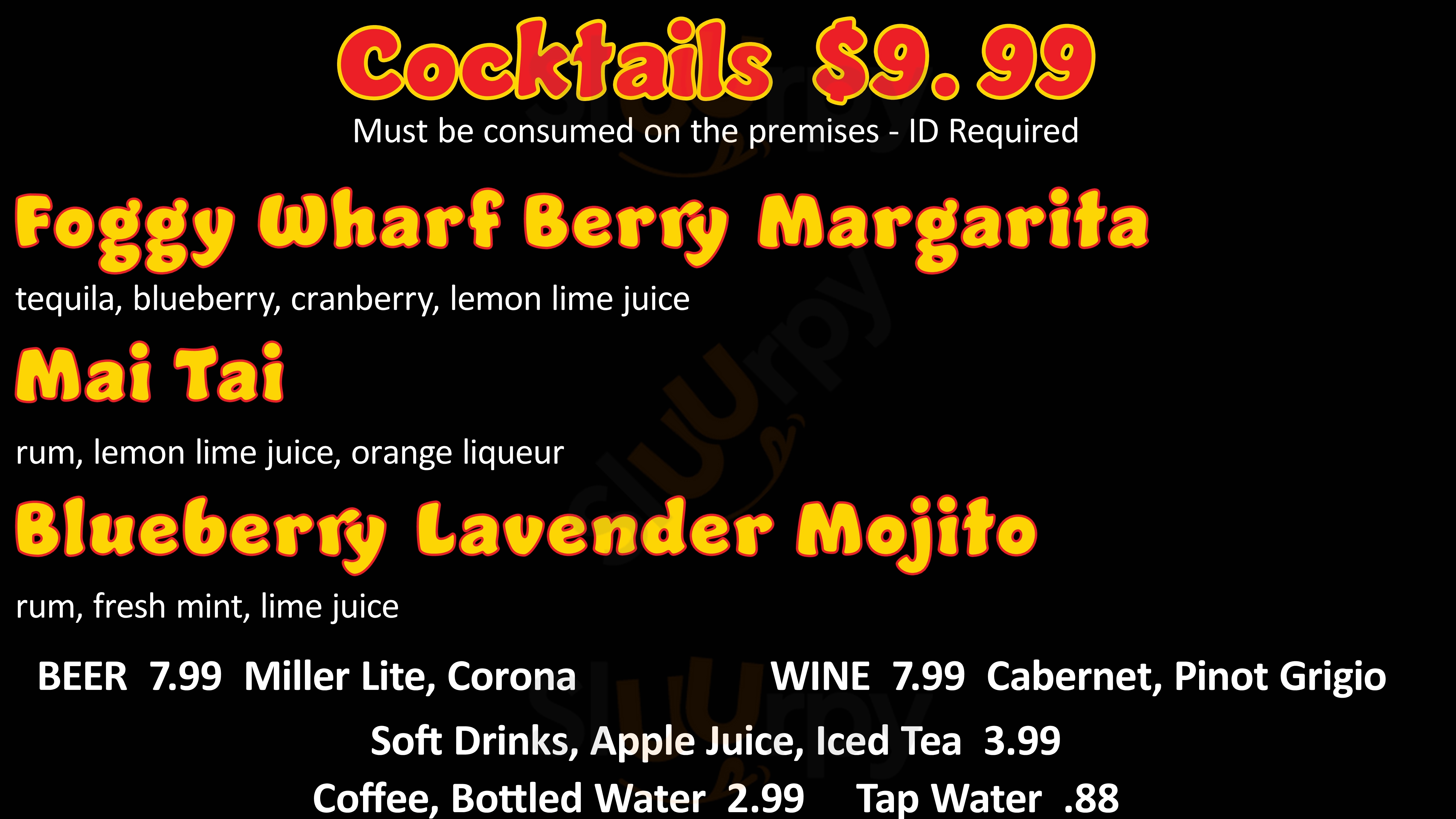 Main Menu - Frankie’s Pier 43