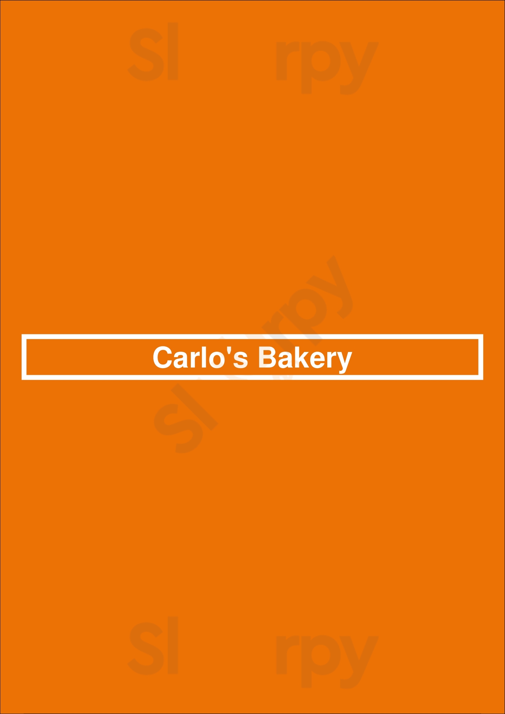 Carlo's Bakery Dallas Menu - 1