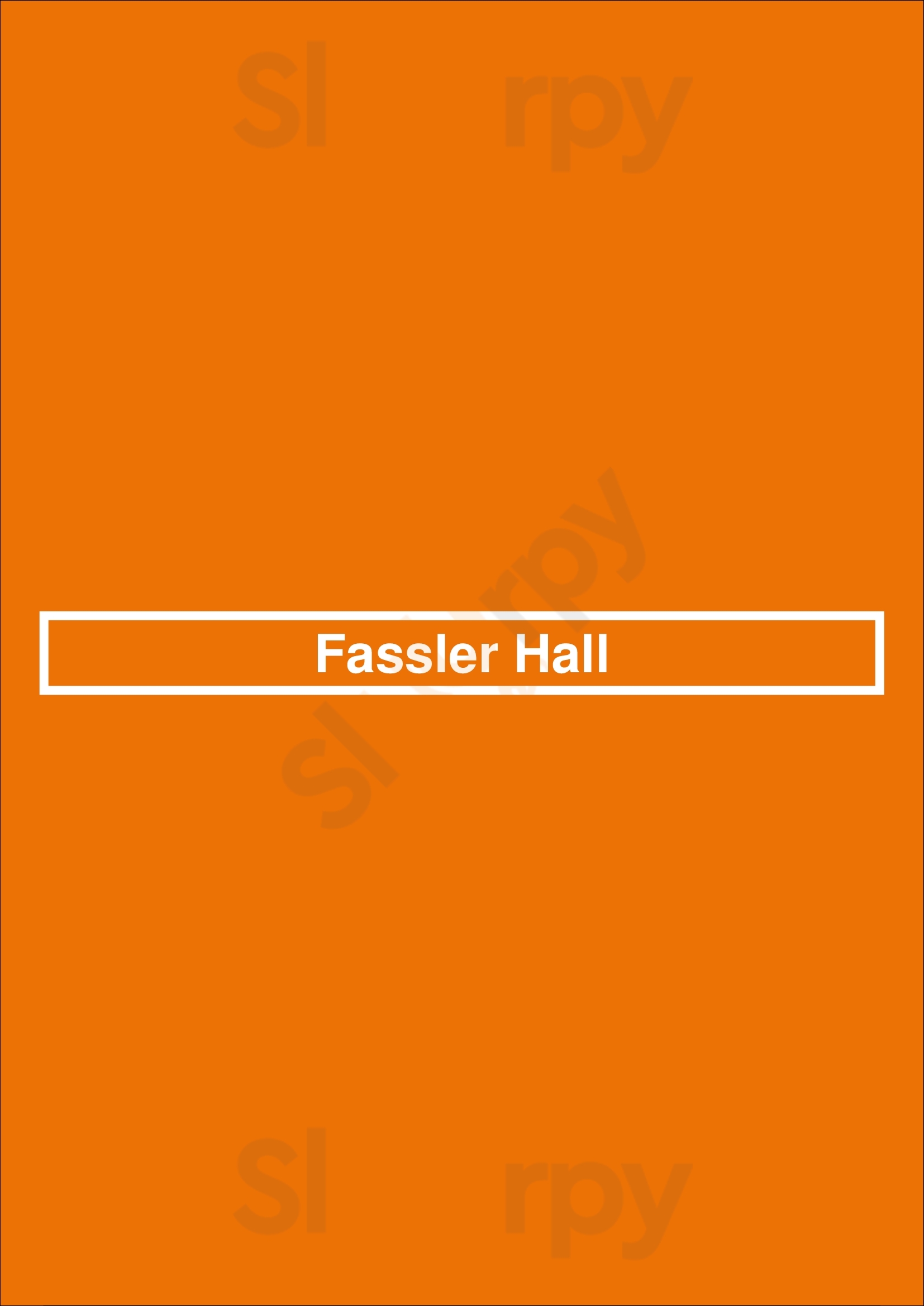 Fassler Hall Tulsa Menu - 1
