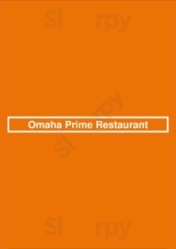 Omaha Prime Restaurant menu