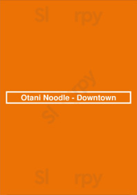 Otani Noodle - Downtown