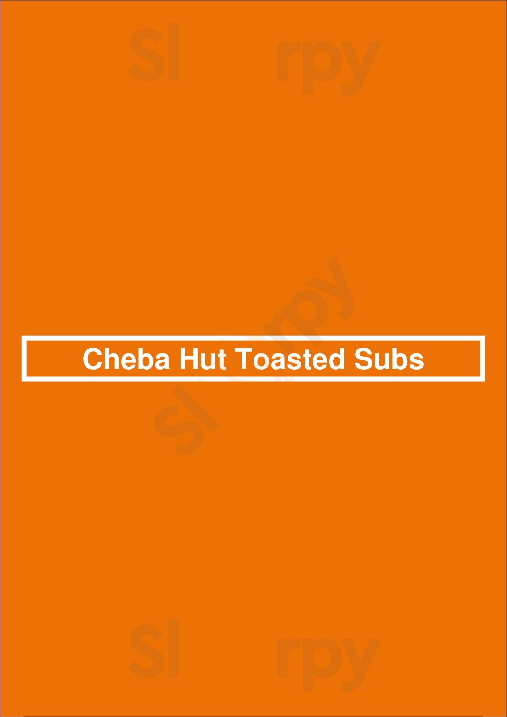 Cheba Hut Toasted Subs Tucson Menu - 1