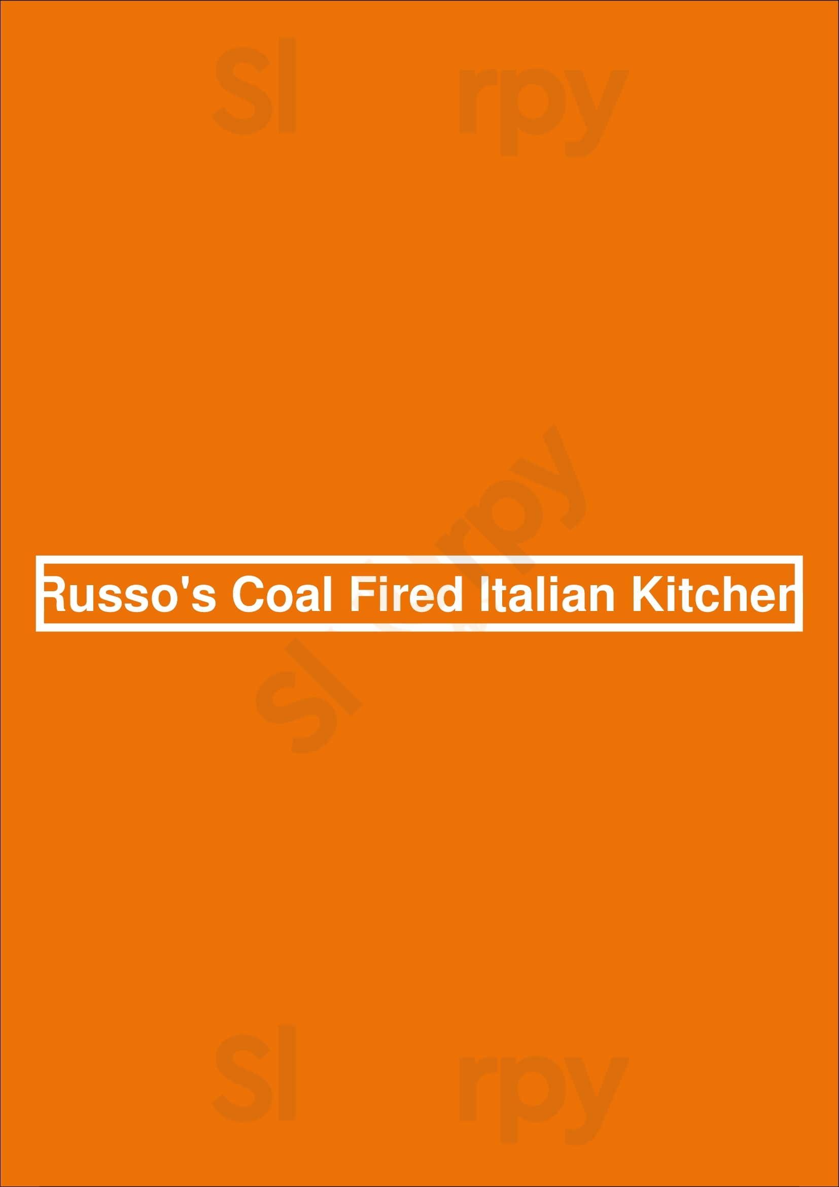 Russo's Coal Fired Italian Kitchen Tulsa Menu - 1