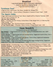 Square Knot menu