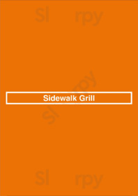Sidewalk Grill menu