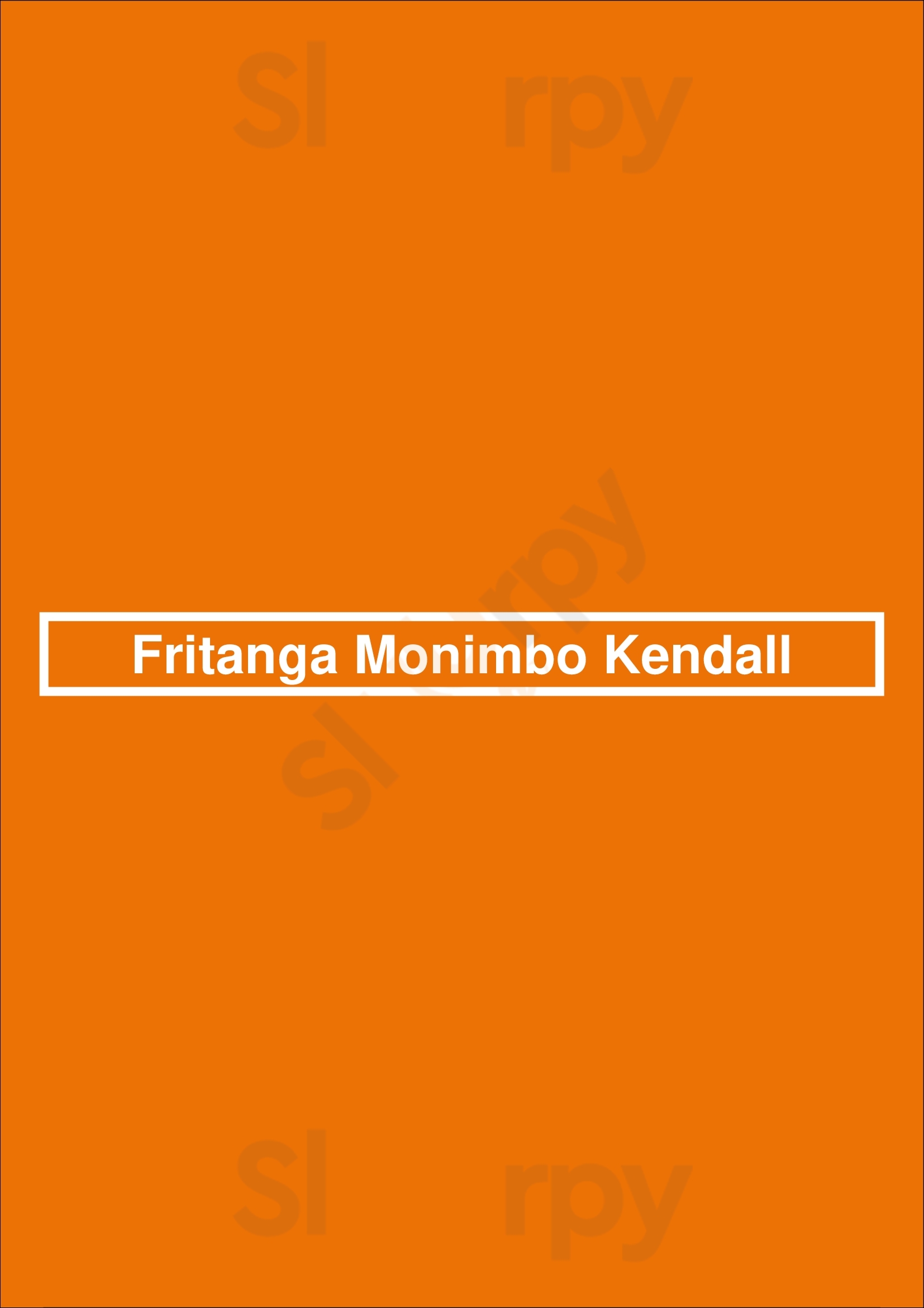 Fritanga Monimbo Kendall Miami Menu - 1