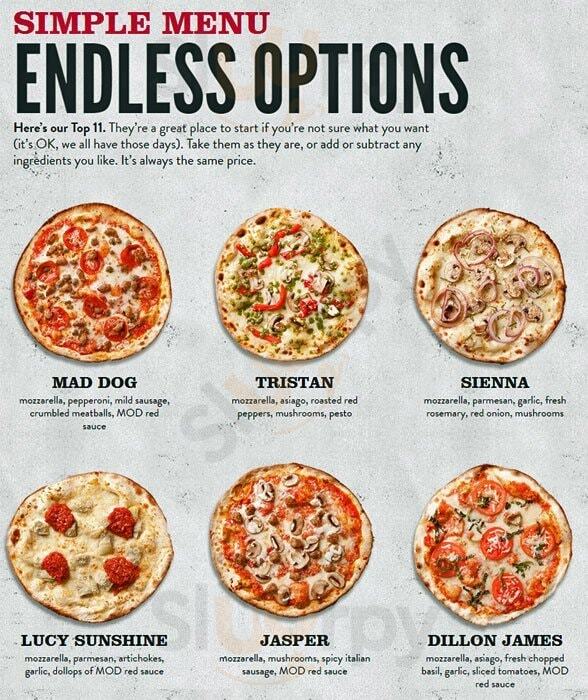 Mod Pizza Austin Menu - 1