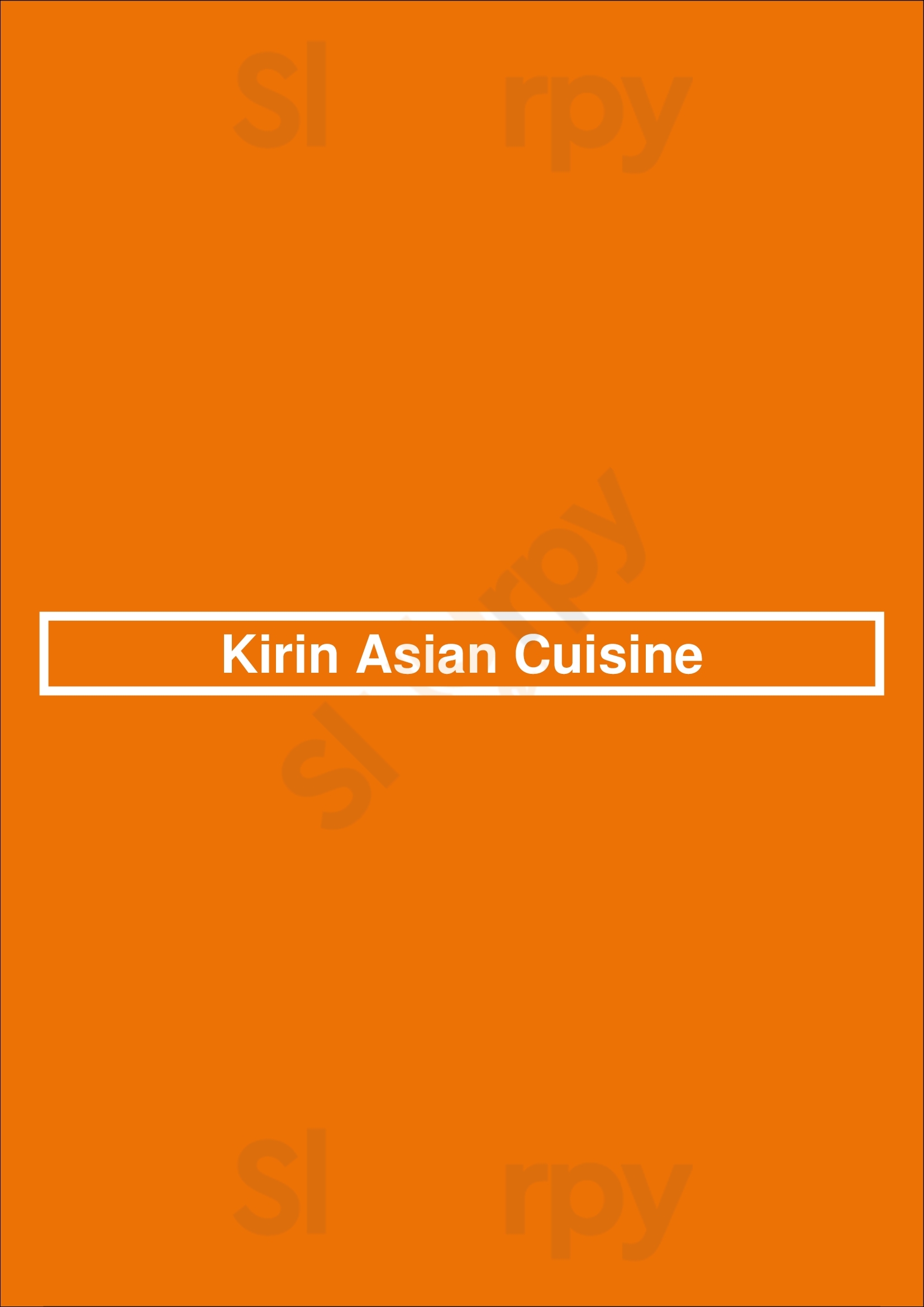 Kirin Asian Cuisine Tulsa Menu - 1