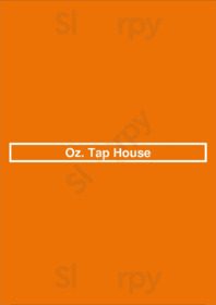Oz. Tap House menu