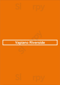 Vapiano Riverside menu