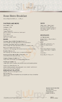 Roux Bistro menu