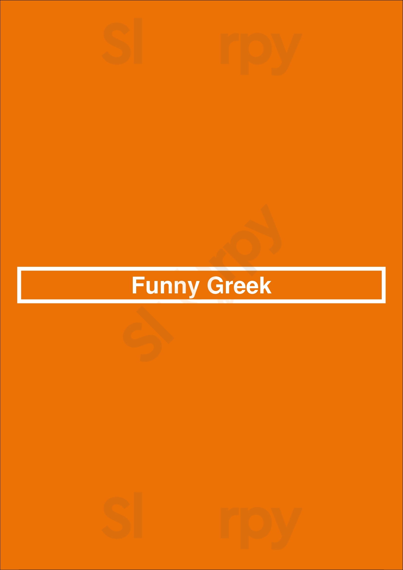 Main Menu - Funny Greek