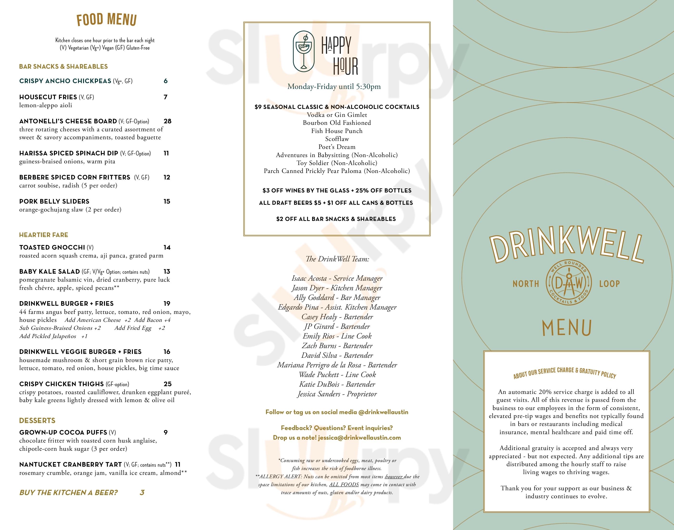 Main Menu - Drink Well