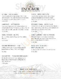 Endeavor Brewing And Spirits