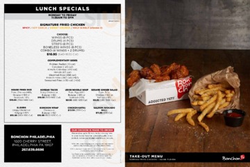 Bonchon Chicken - Chinatown Philadelphia, Pa menu