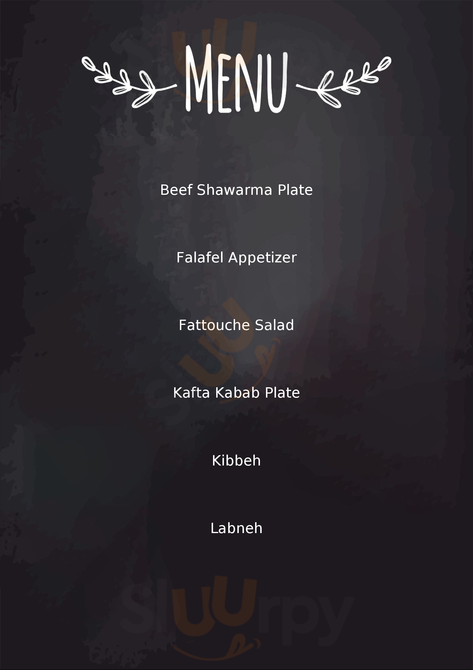 Menu Fuudies - Amore Cafe