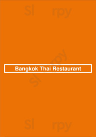 Bangkok Thai Restaurant menu