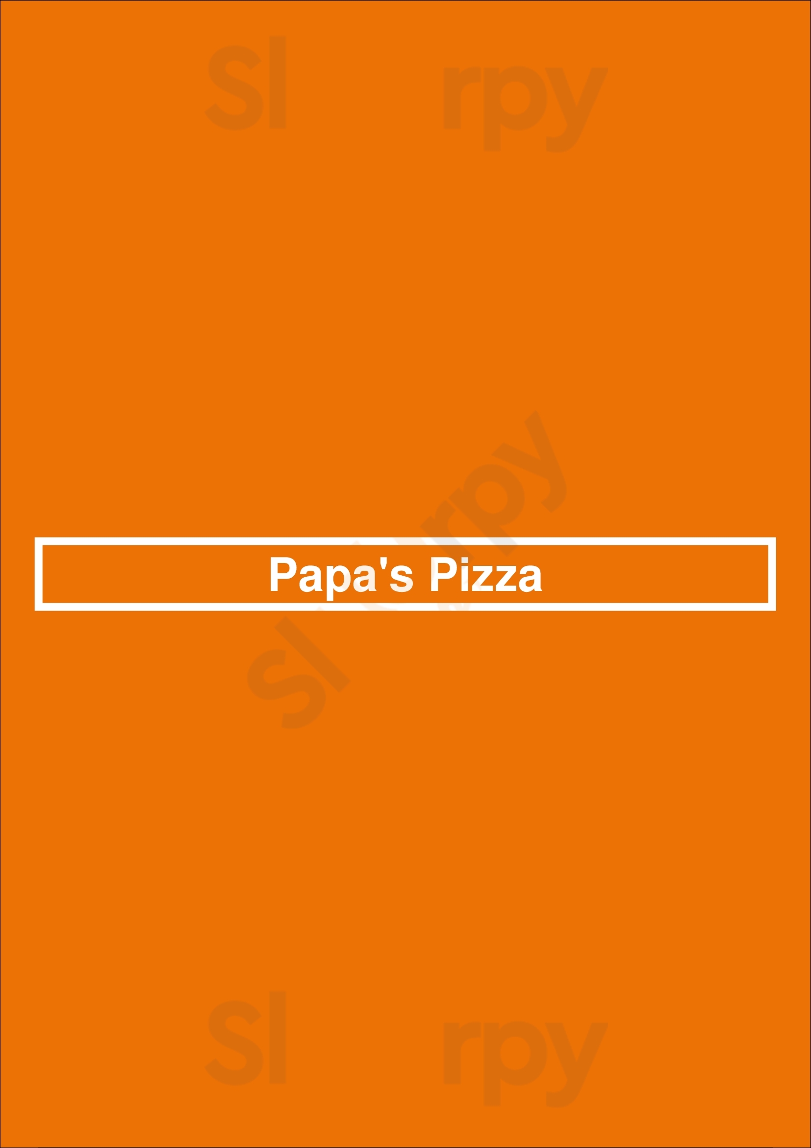 Main Menu - Papa's Pizza