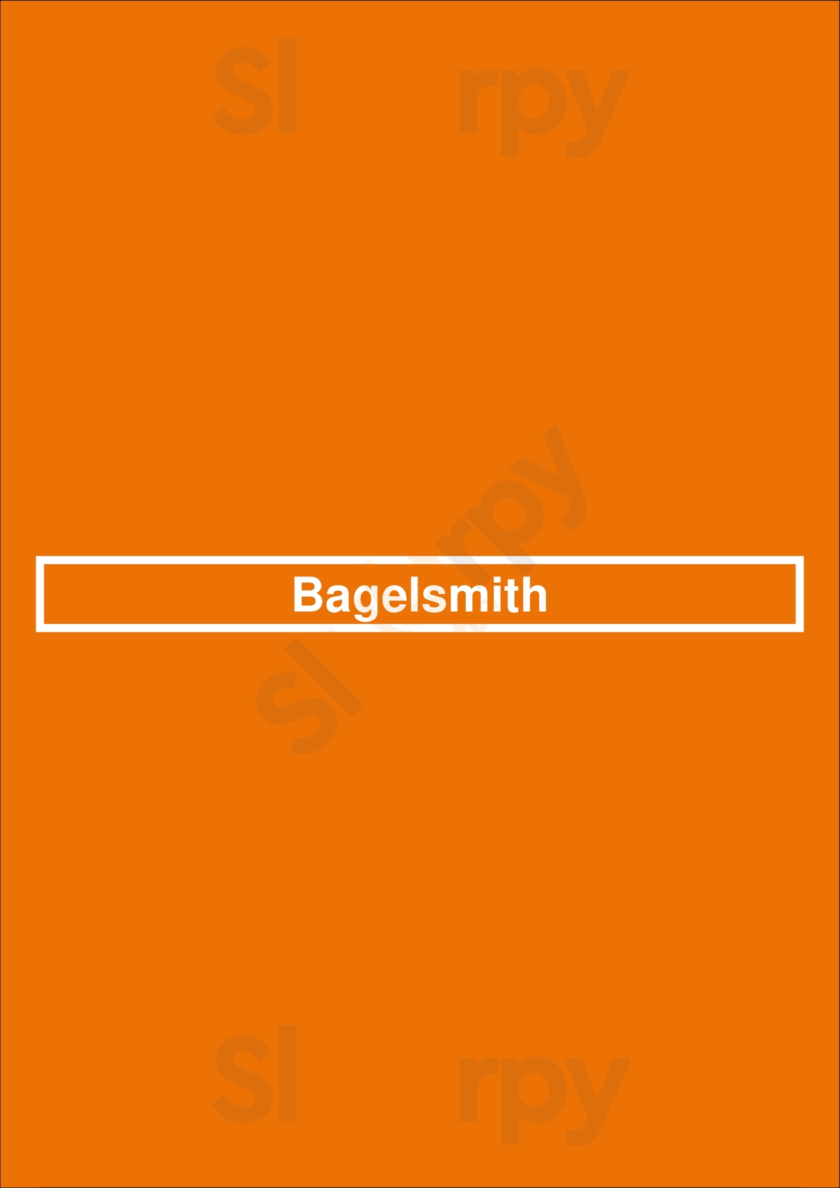 Bagelsmith Brooklyn Menu - 1