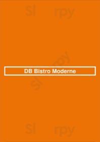 Db Bistro Moderne menu