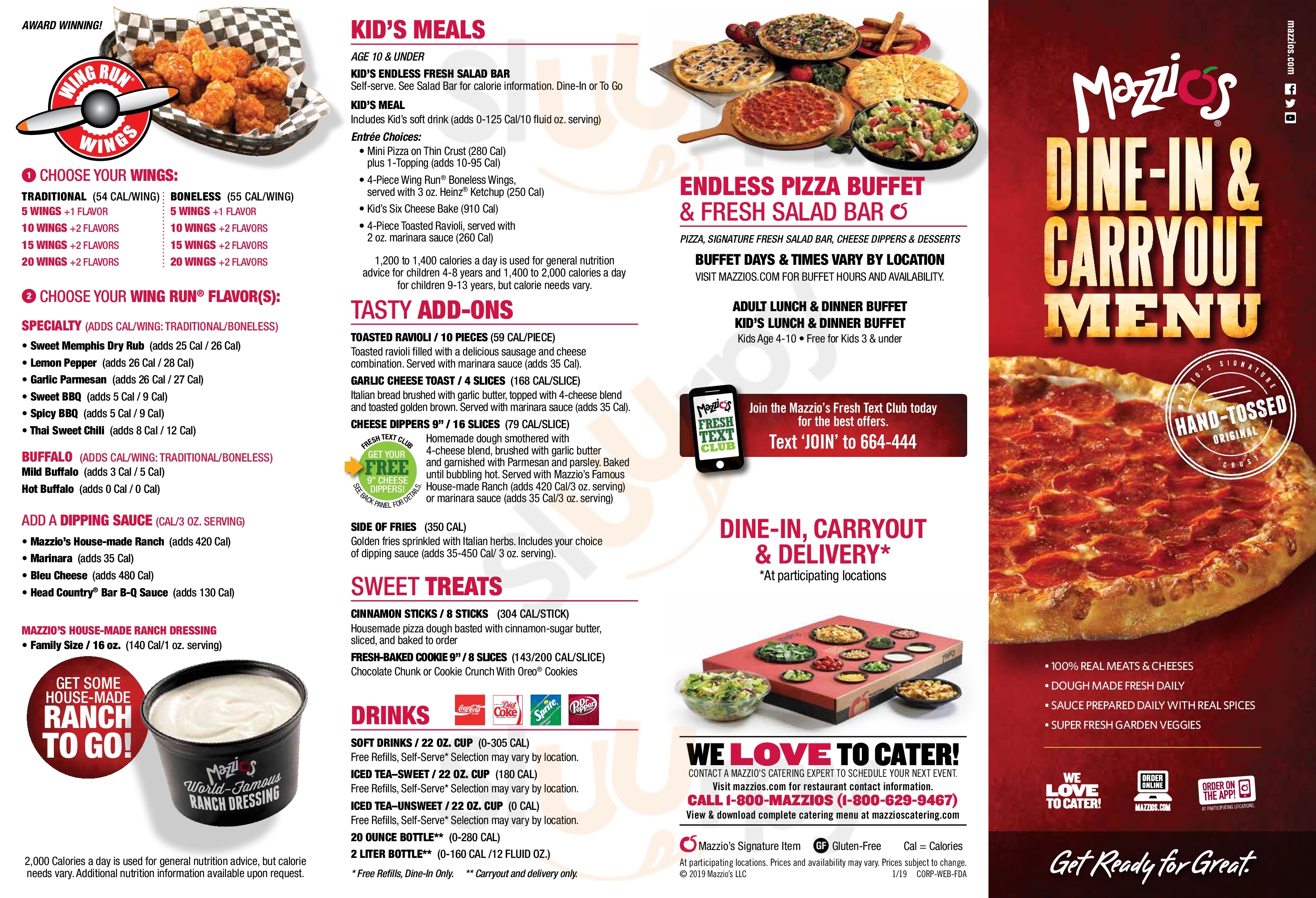 Mazzio's Pizza Oklahoma City Menu - 1