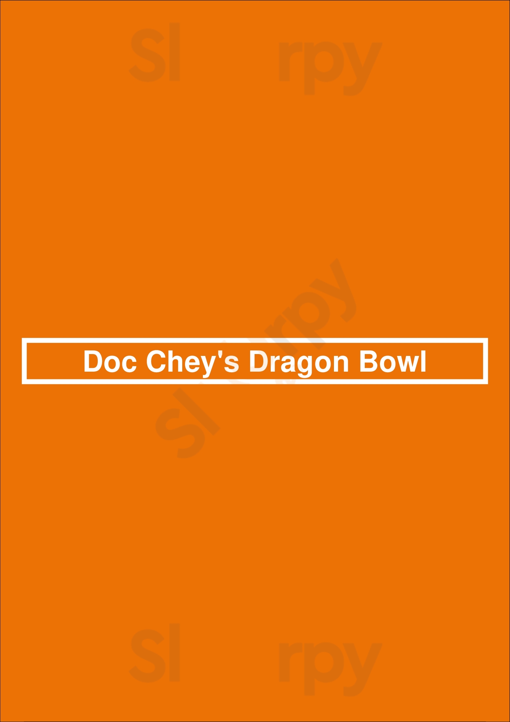 Dragon Bowl Atlanta Menu - 1