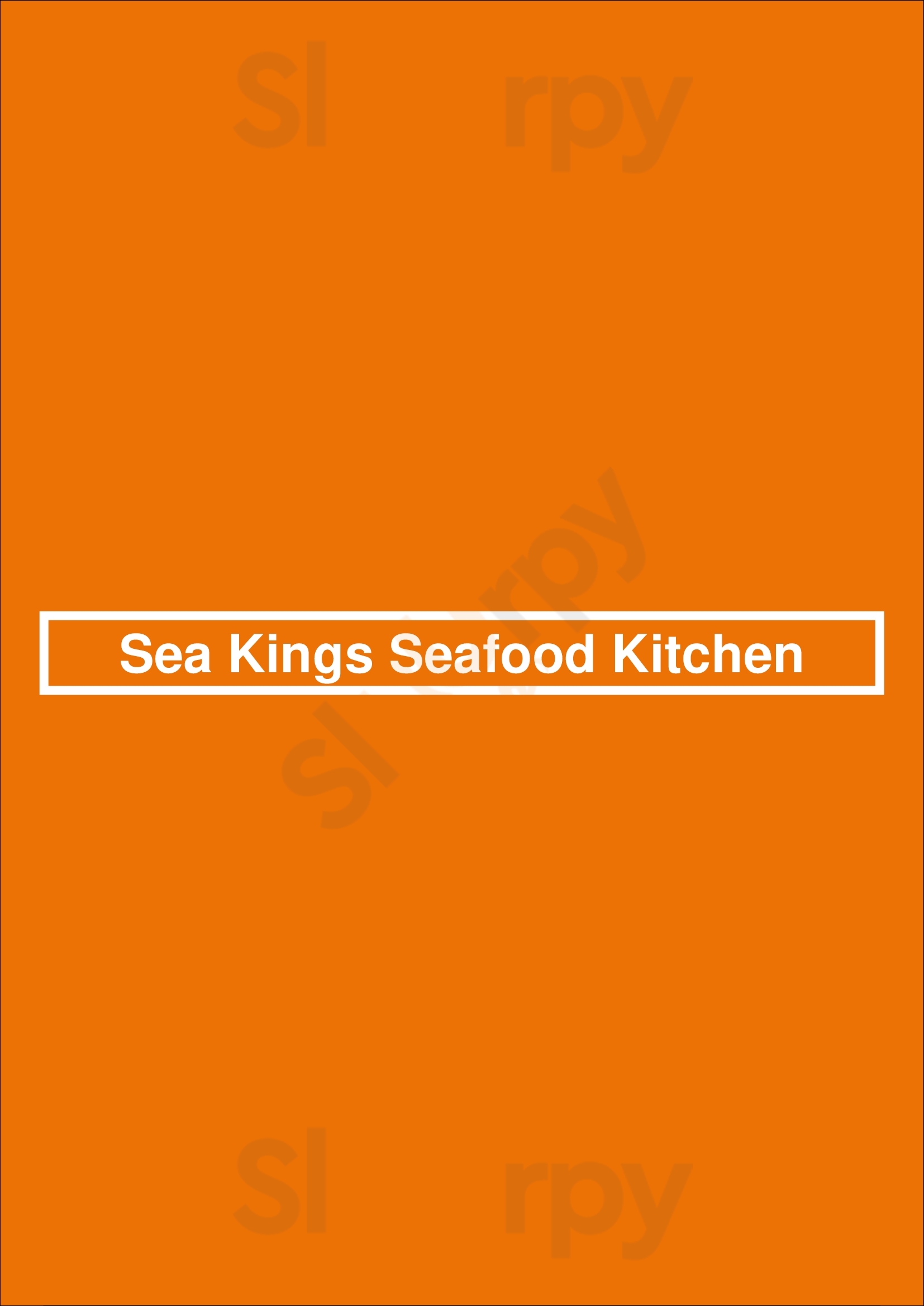Sea Kings Seafood Kitchen Indianapolis Menu - 1