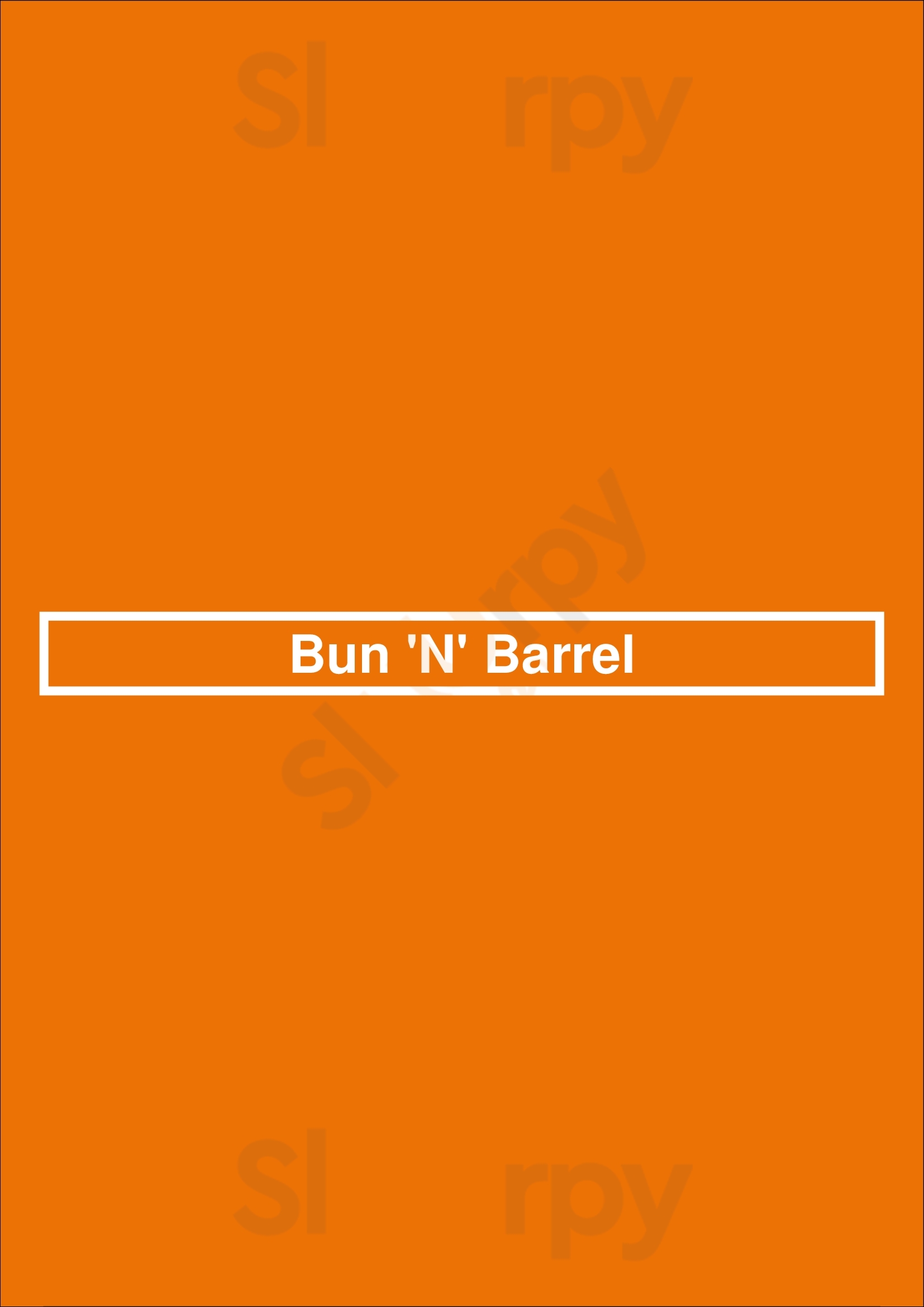 Bun 'n' Barrel San Antonio Menu - 1