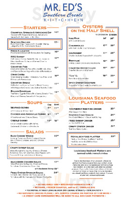 Mr. Ed's Oyster Bar, Mid City