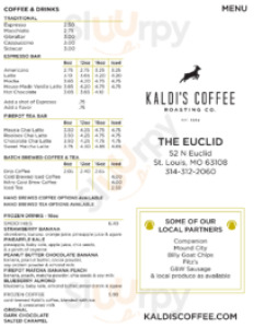 Kaldi's Coffee At The Euclid, Saint Louis