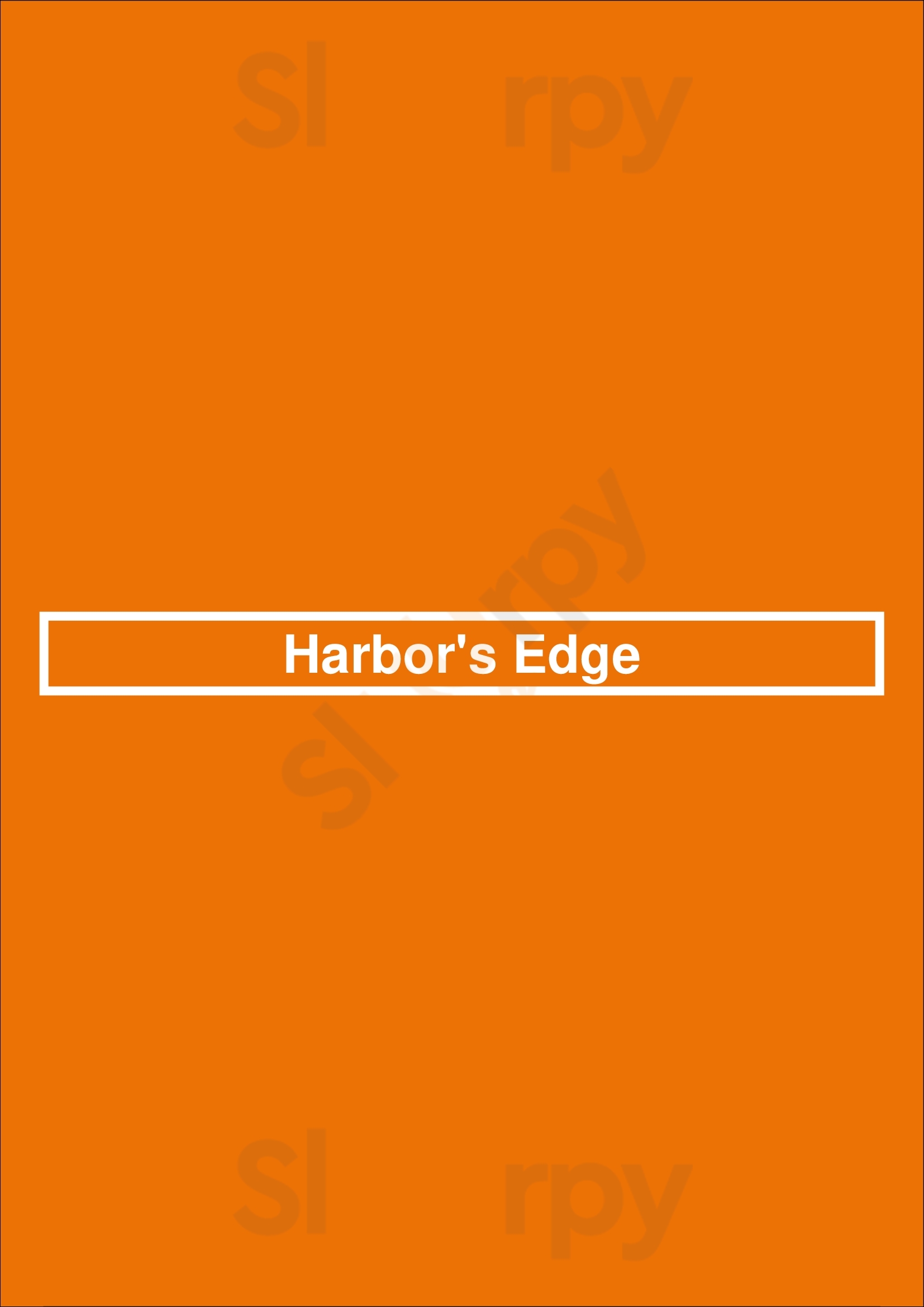 Harbor's Edge San Diego Menu - 1