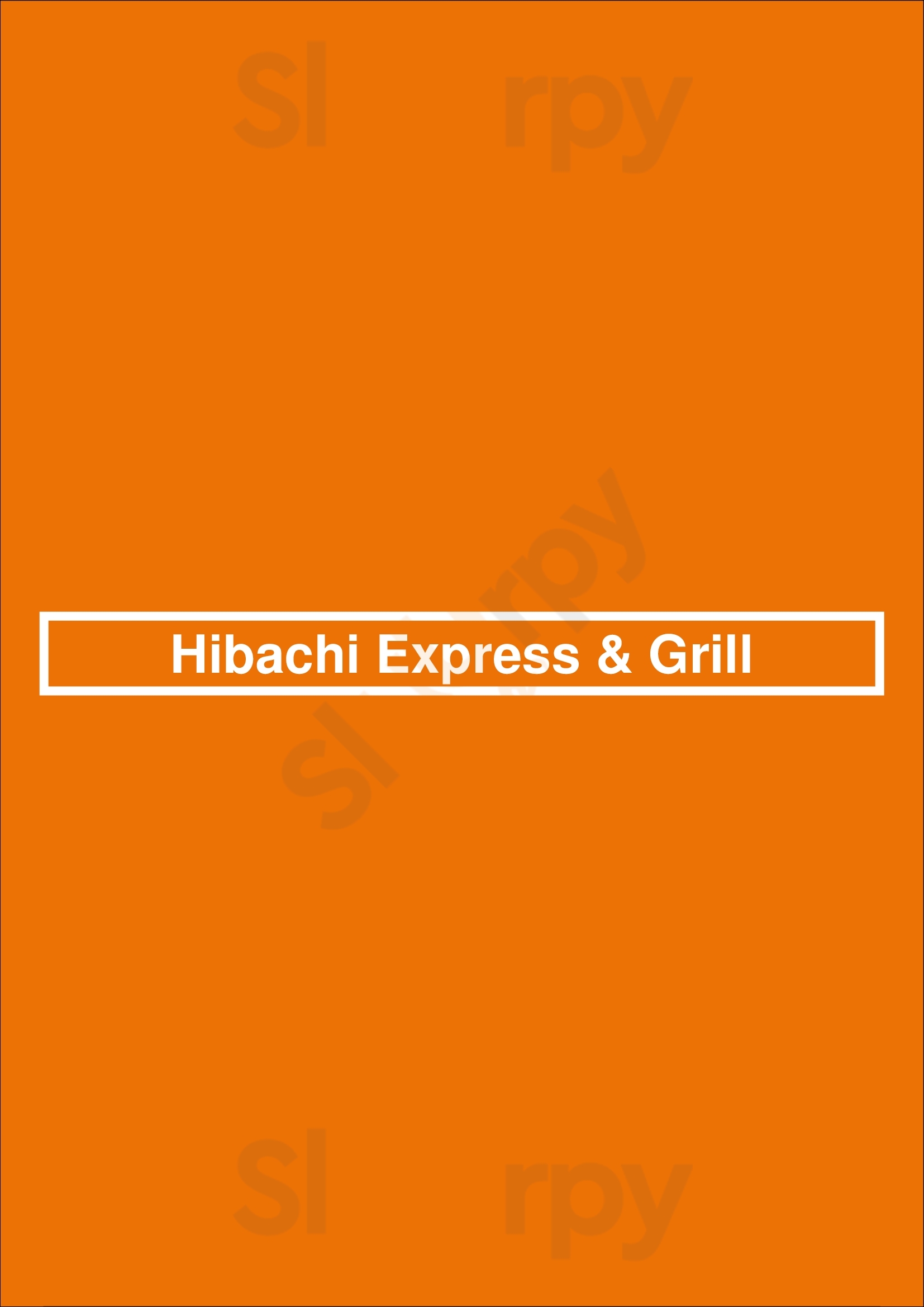 Hibachi Express & Grill Charlotte Menu - 1