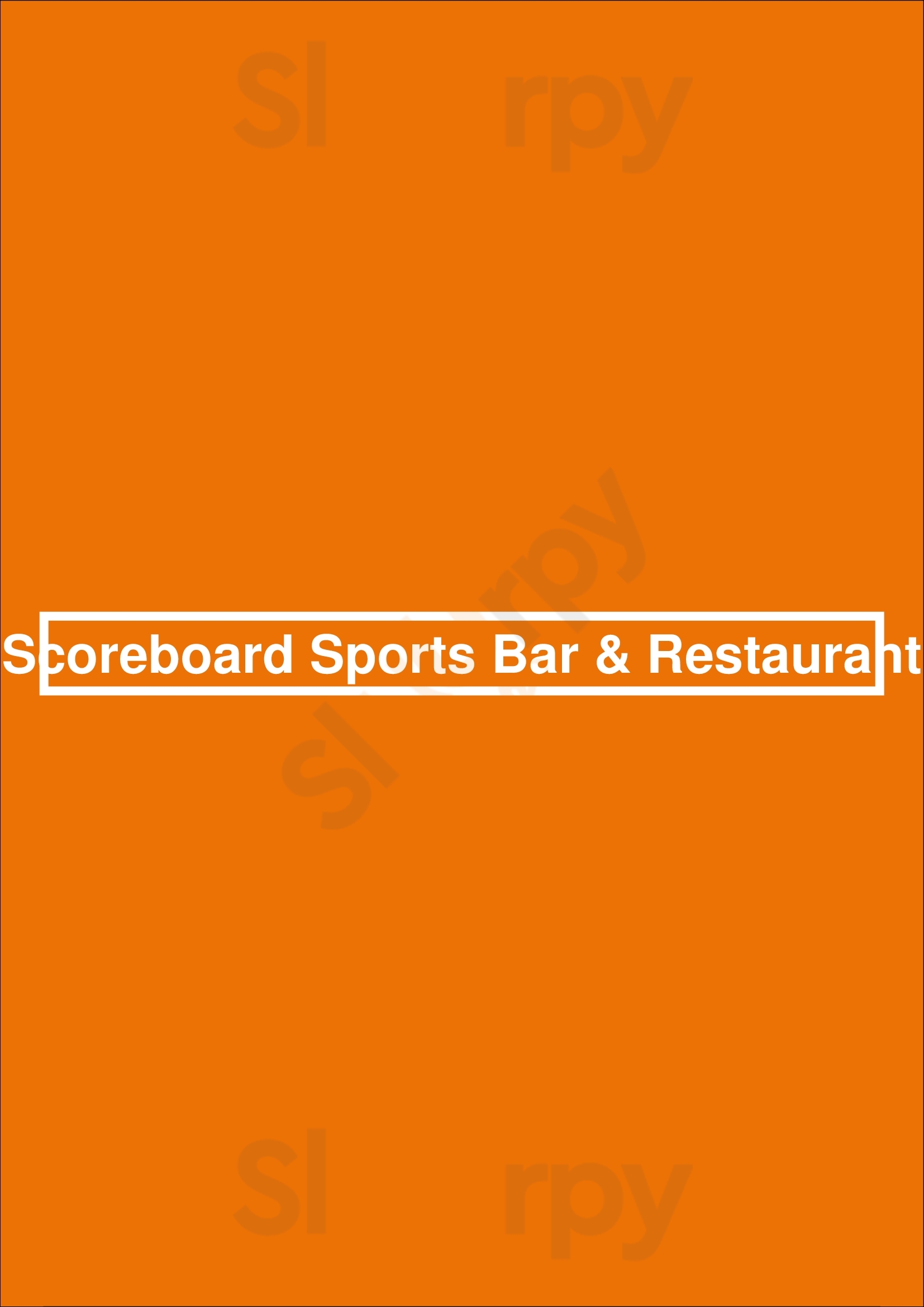 Scoreboard Sports Bar & Restaurant Austin Menu - 1