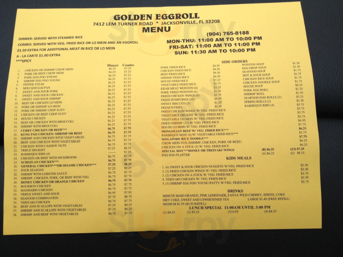 Golden Egg Roll, Jacksonville