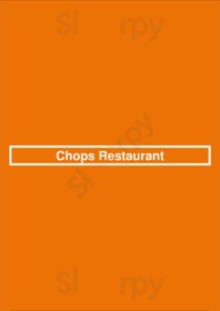 Chops Restaurant menu