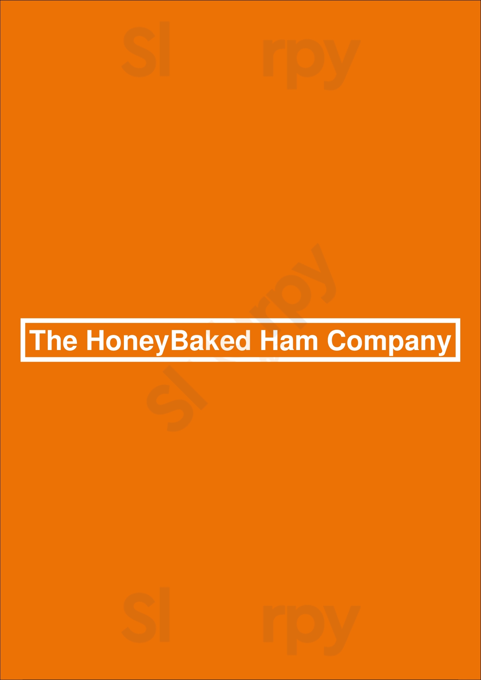 Main Menu - The Honey Baked Ham Company