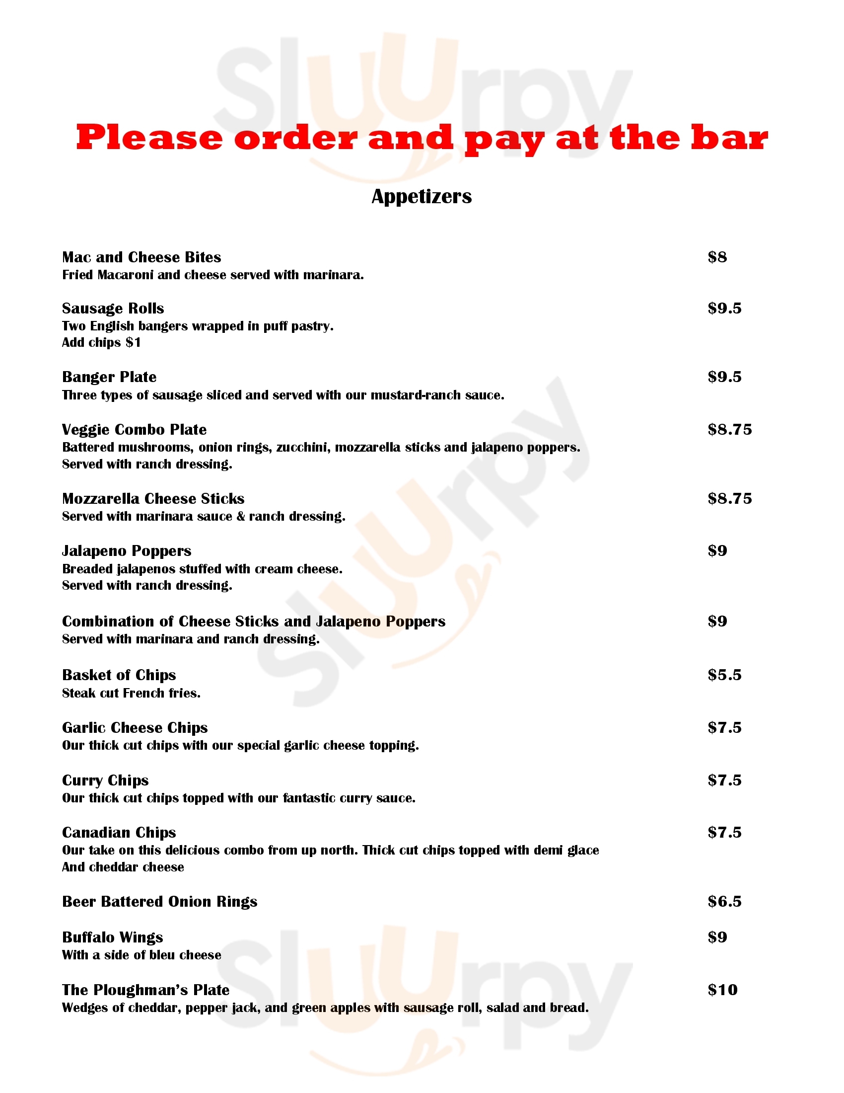 Main Menu - Trials Pub