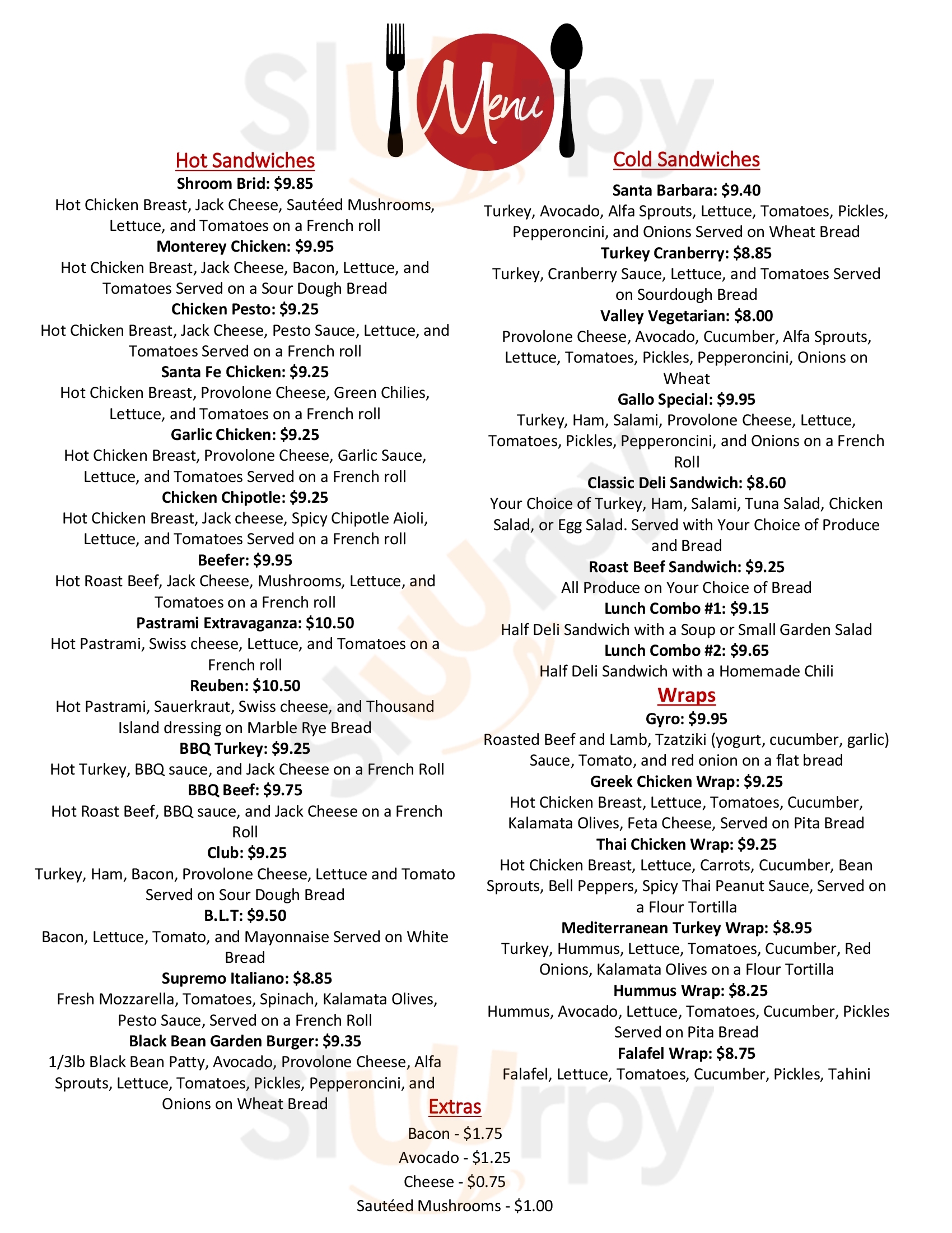 Mayhew Deli Sacramento Menu - 1